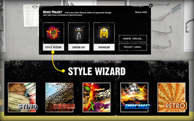 Style Wizard  für 1-Klick Umbauten